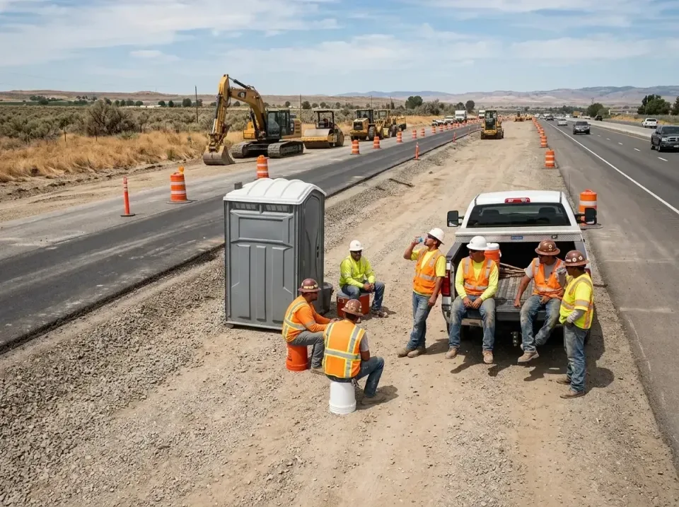 highway-road-construction-crew-007 — frequently asked questions, Porta Potty and Restroom Rentals in Sioux City, IA